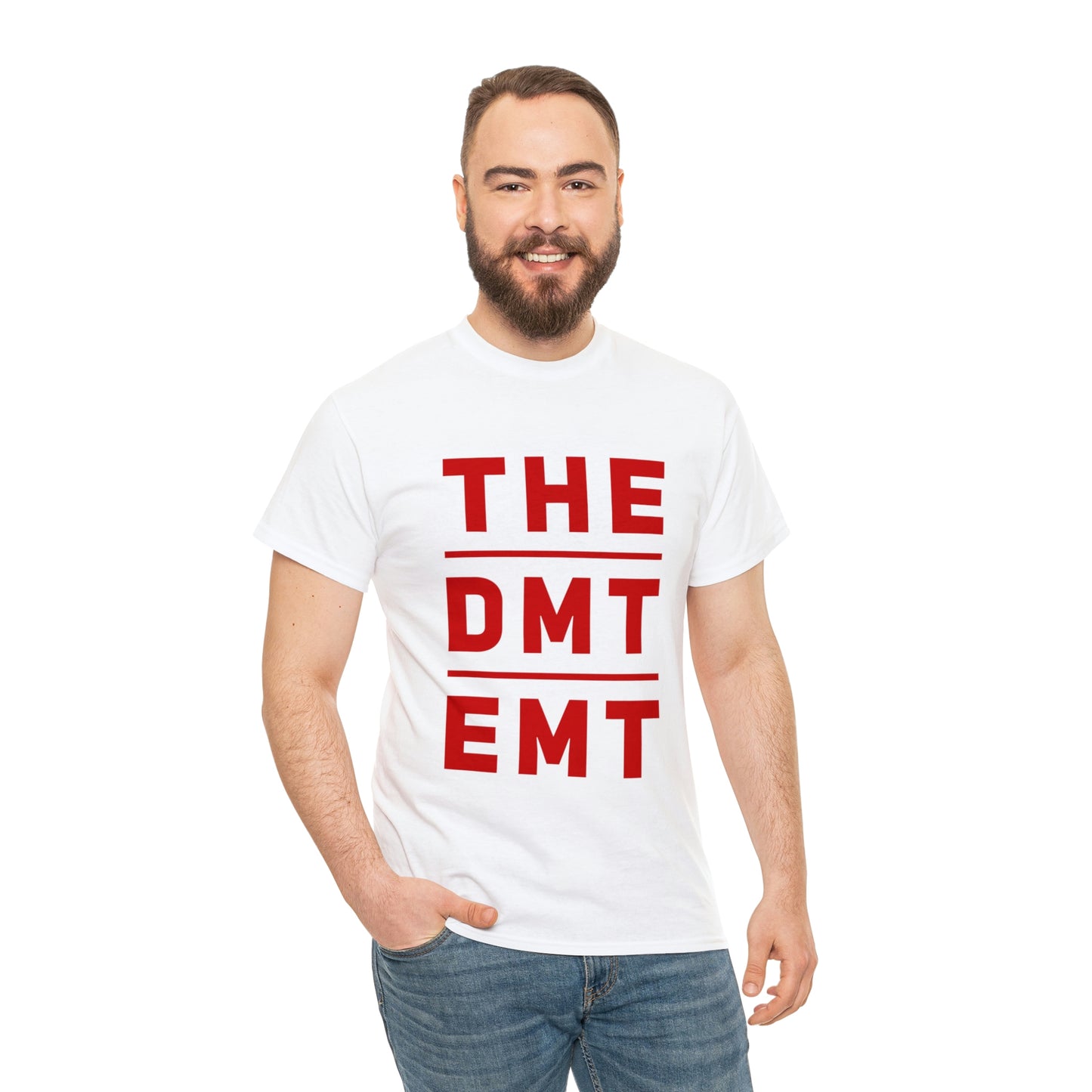 The "DMT EMT" Unisex Heavy Cotton Tee