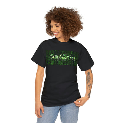 SunsOftheSun "Matrix Code" Logo Unisex Heavy Cotton Tee