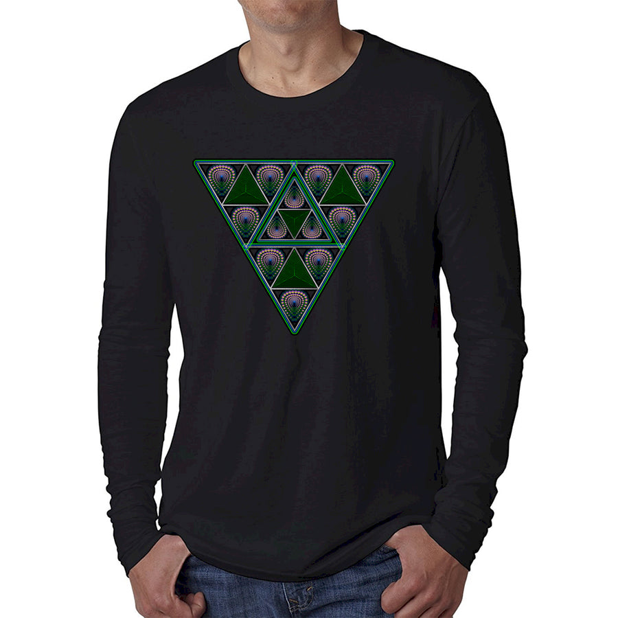 Nick's FearLess Triangle Down Long Sleeve Black