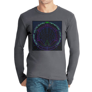 Nick's Remember Your Circle Long Sleeve Fitted Crew Heavy Metal