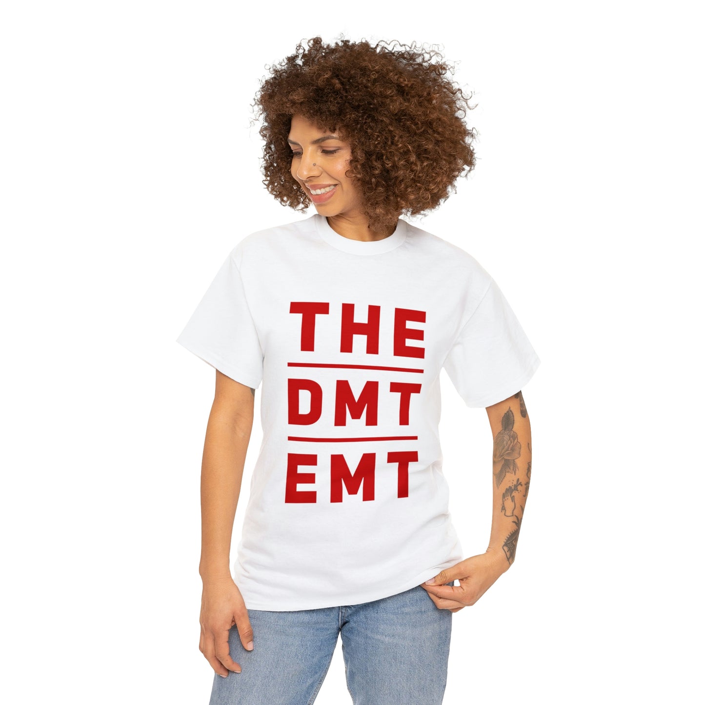 The "DMT EMT" Unisex Heavy Cotton Tee