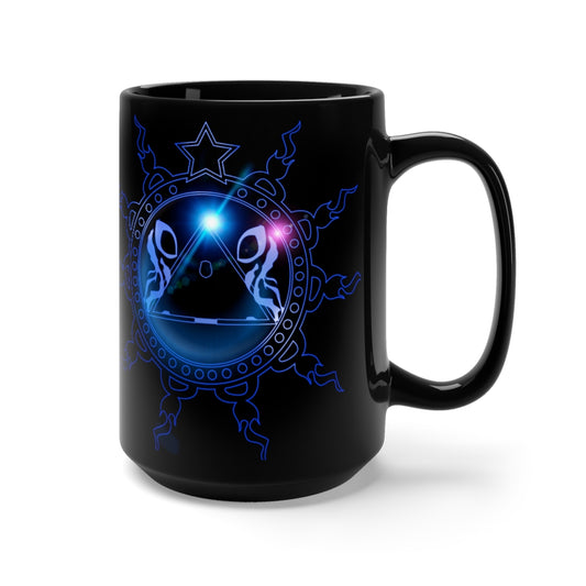 "FearLess Sigil" Black Mug 15oz