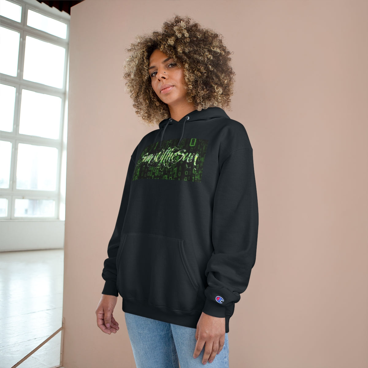 SunsOftheSun "Matrix Code" Logo Champion Hoodie