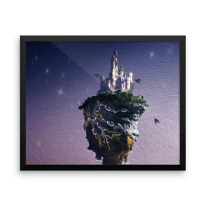 Ron's Floating Castle - Framed Poster
