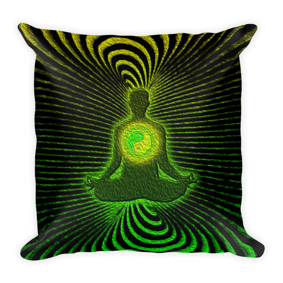 Ron's Prana Tune Green Pillow