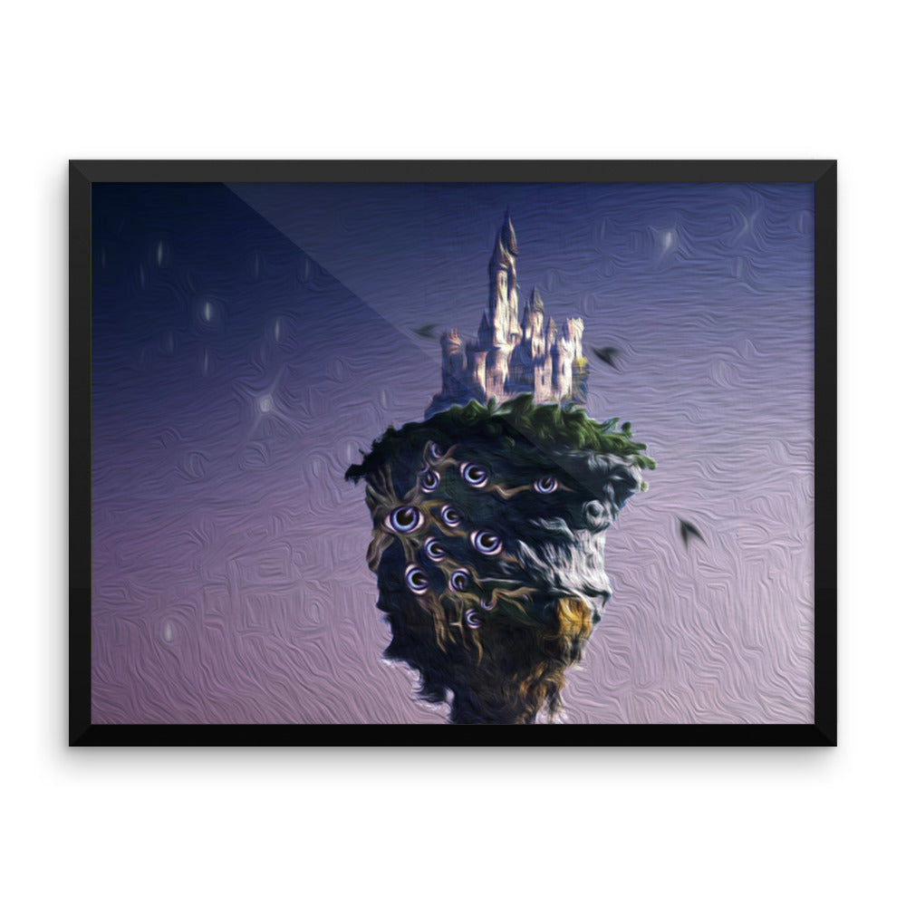 Ron's Floating Castle - Framed Poster