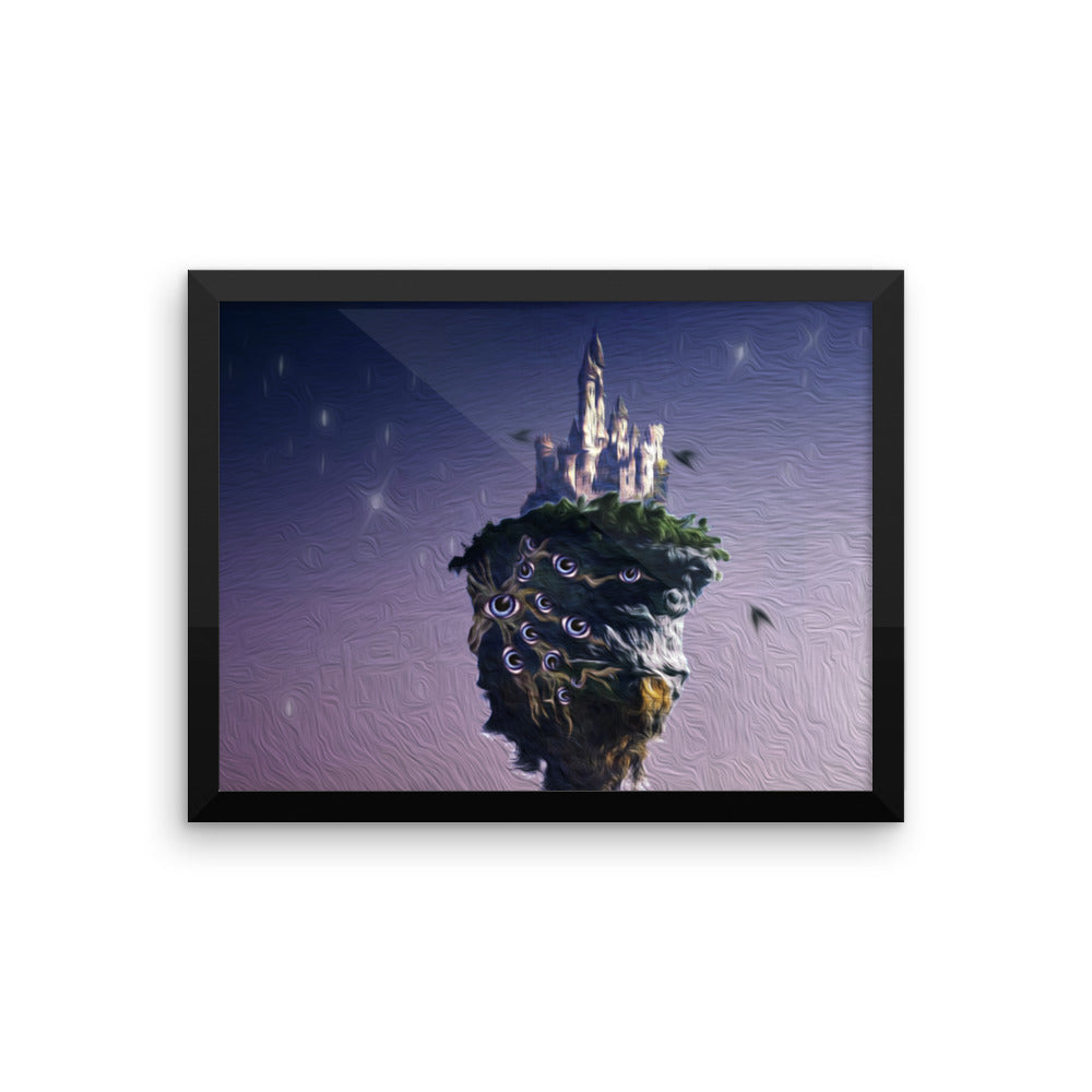 Ron's Floating Castle - Framed Poster